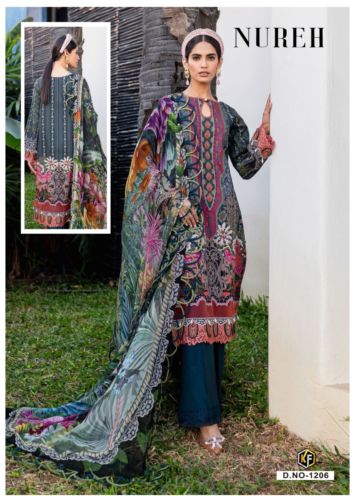 KEVAL FAB NUREH VOL 12 COTTON SUIT