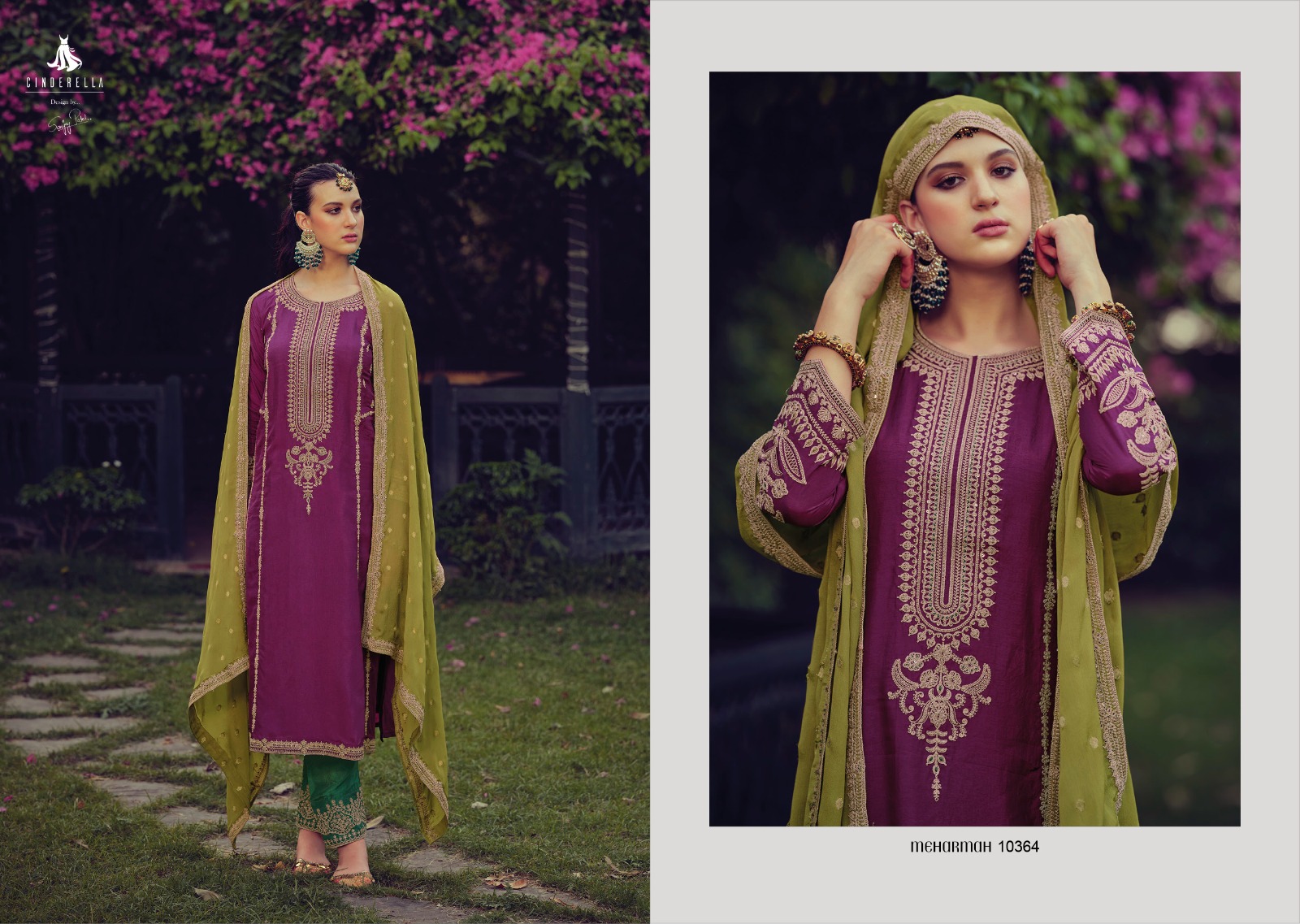 CINDERELLA RAJBARI SILK DESINER SUIT