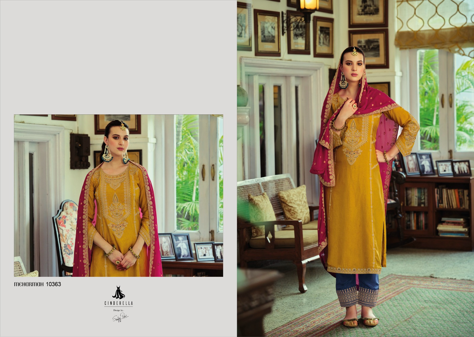 CINDERELLA RAJBARI SILK DESINER SUIT