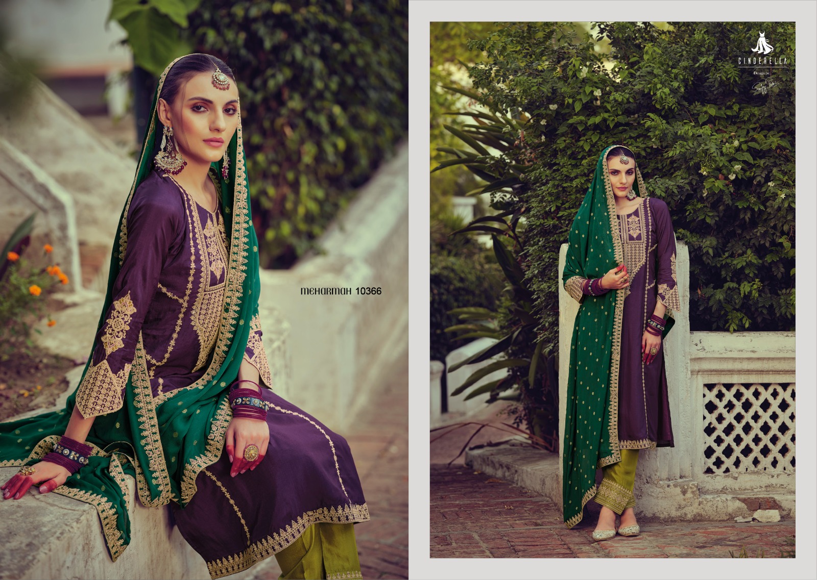 CINDERELLA RAJBARI SILK DESINER SUIT