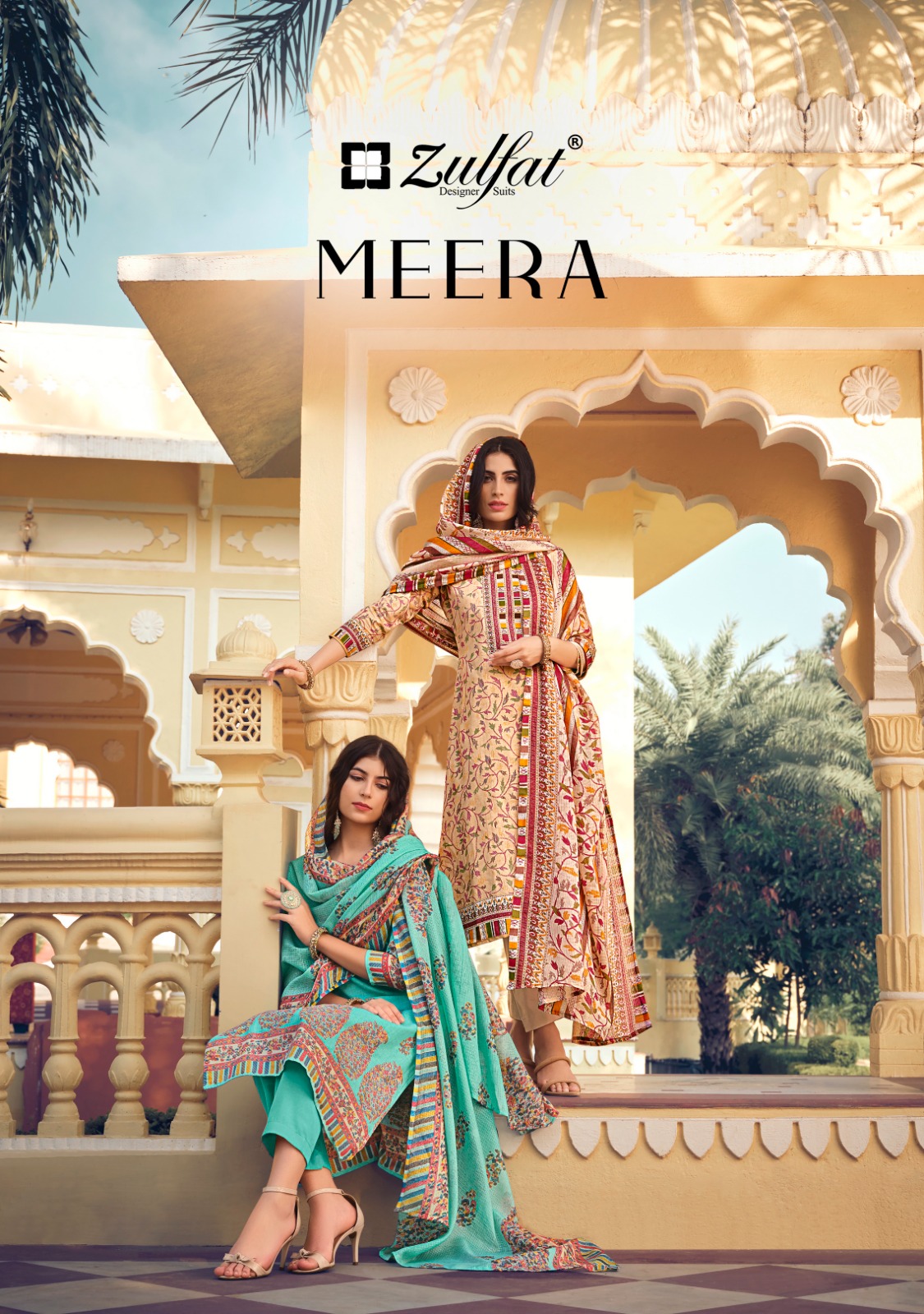 Zulfat Designer Suits Meera Cotton Fancy Designer Print Salwar Suits Wholesaler Surat