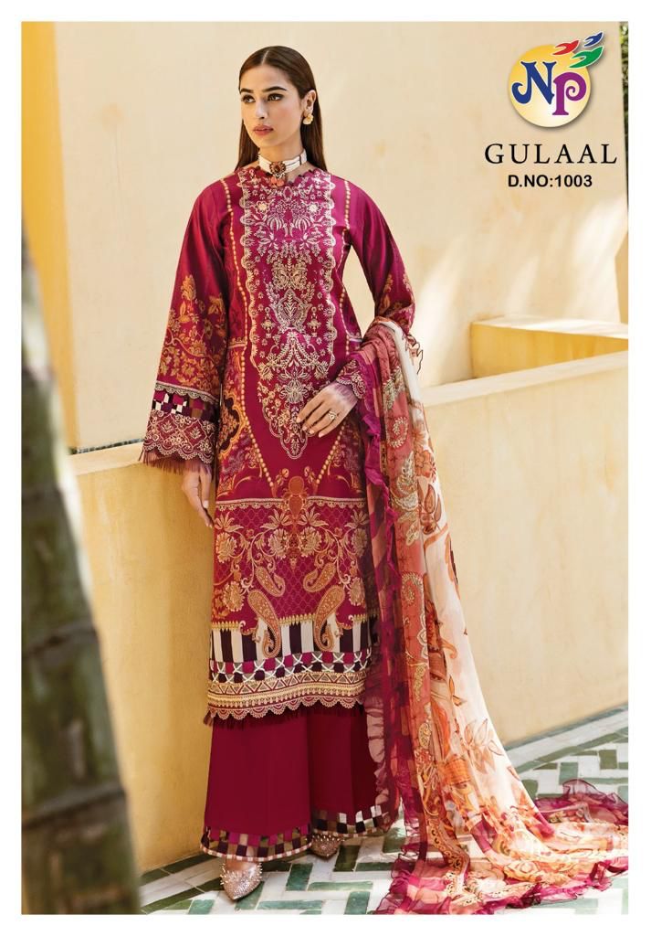 Nand Gopal Gulaal Cotton Karachi Style Print Salwar Kameez Wholesaler Surat