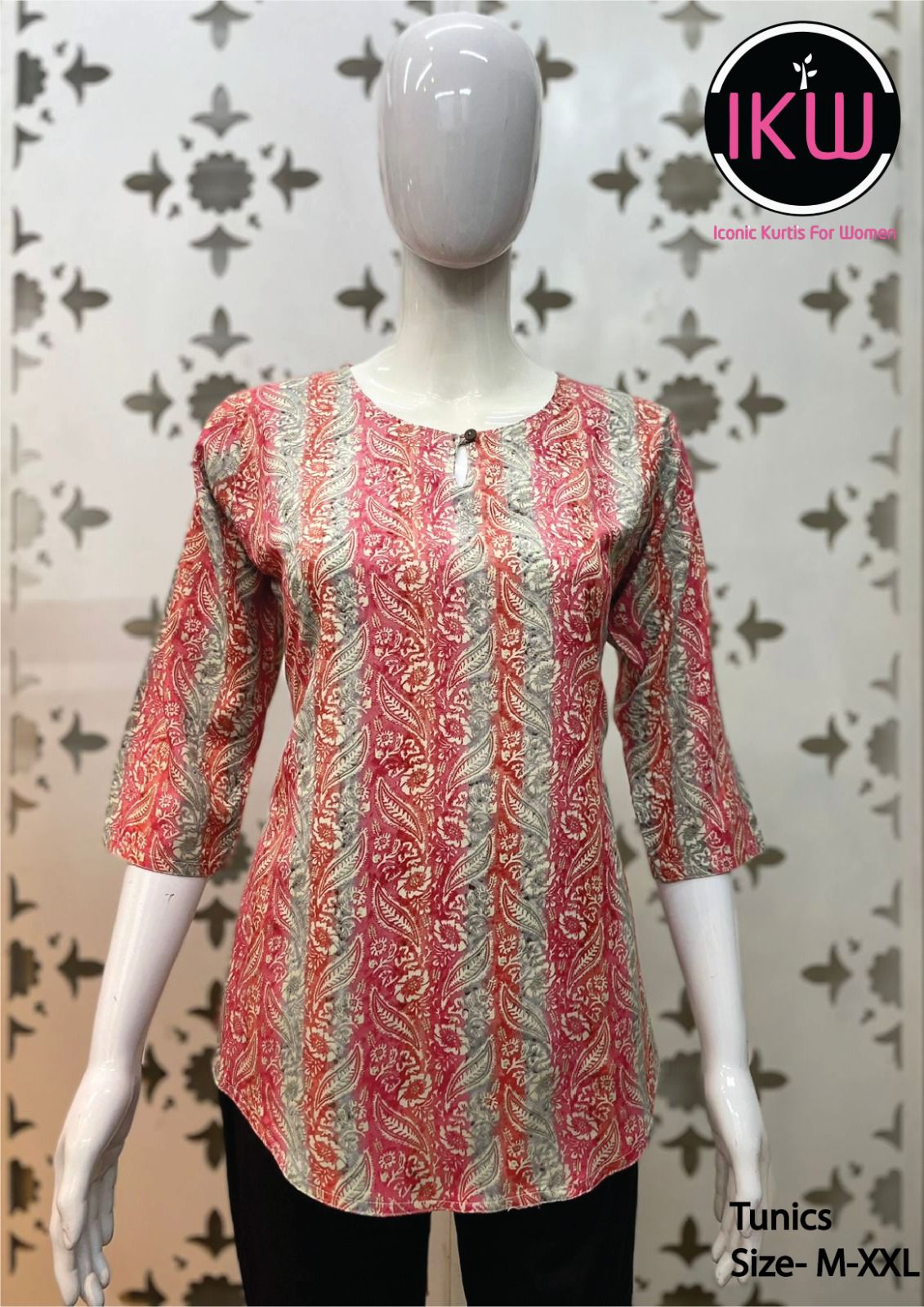 Ikw Designs Pick & Choose Printed Rayon Low Range Tunics Wholesaler Surat
