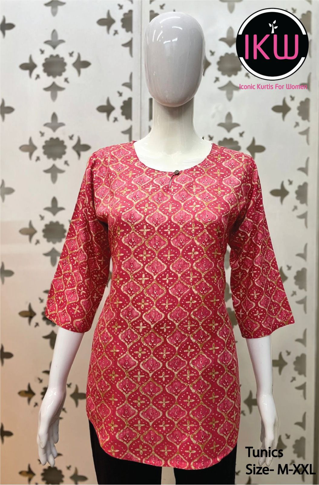Ikw Designs Pick & Choose Printed Rayon Low Range Tunics Wholesaler Surat