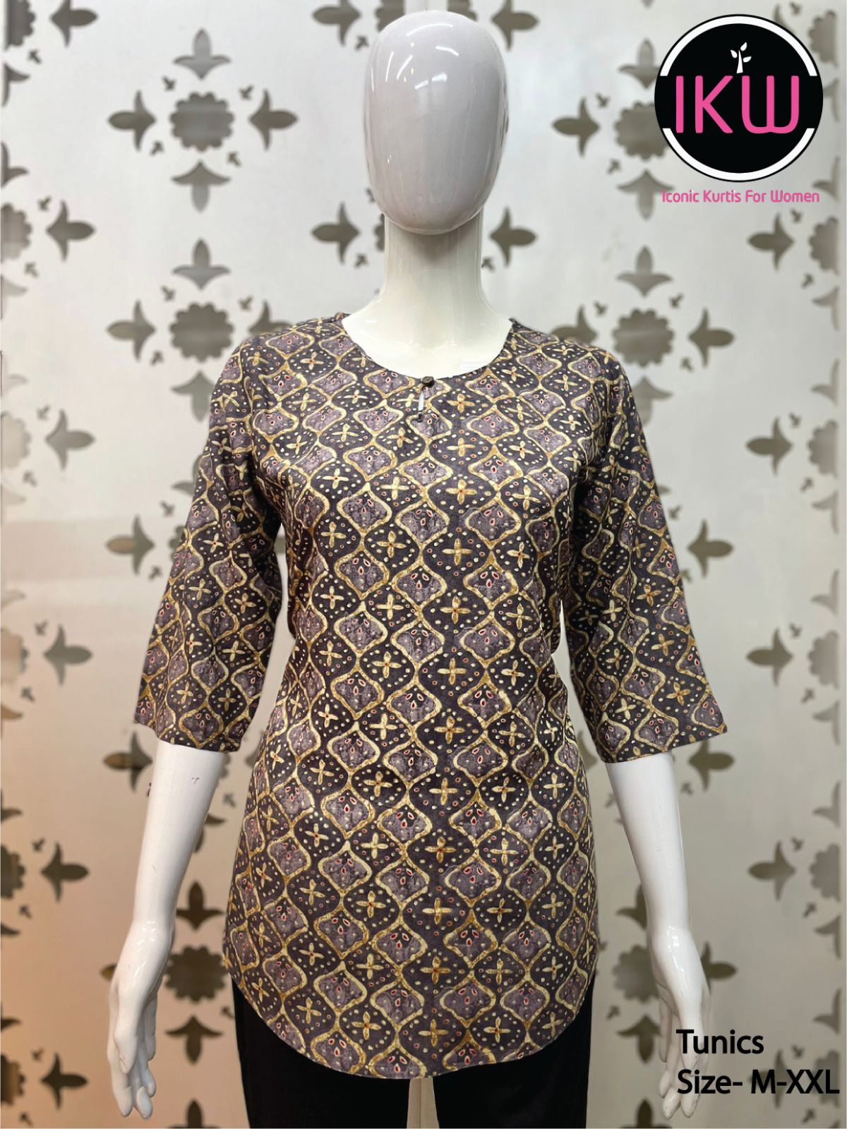 Ikw Designs Pick & Choose Printed Rayon Low Range Tunics Wholesaler Surat