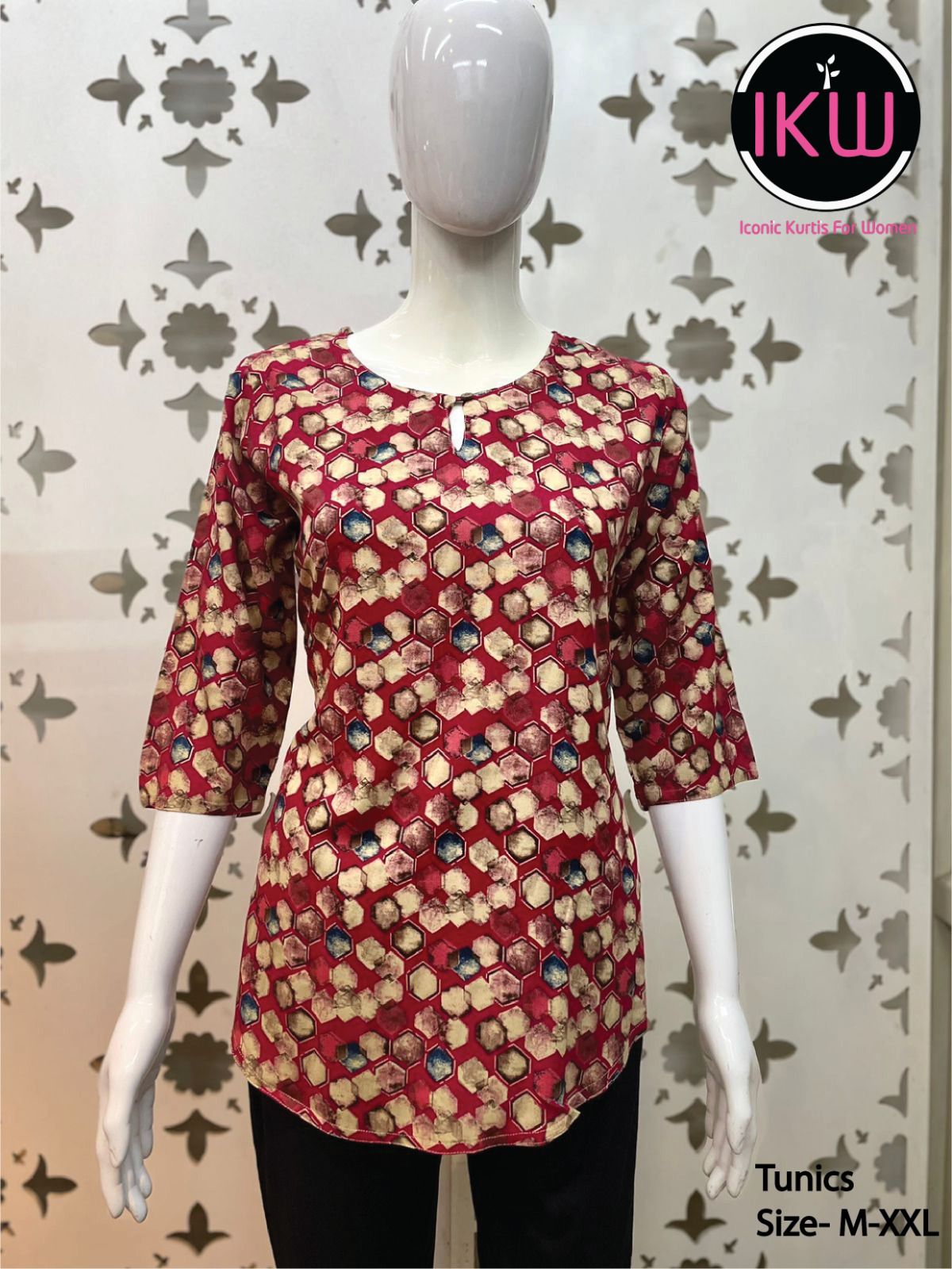 Ikw Designs Pick & Choose Printed Rayon Low Range Tunics Wholesaler Surat