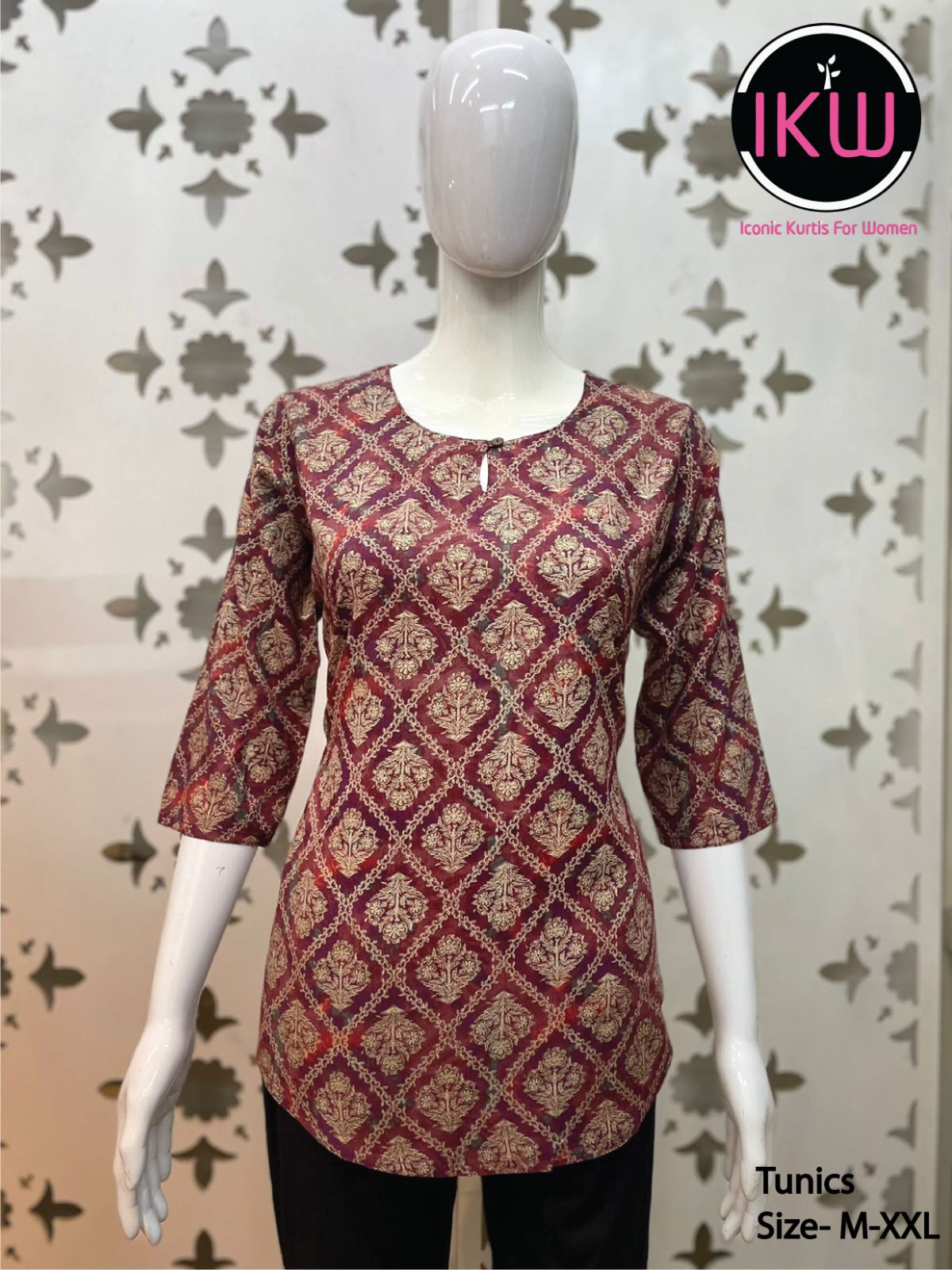 Ikw Designs Pick & Choose Printed Rayon Low Range Tunics Wholesaler Surat