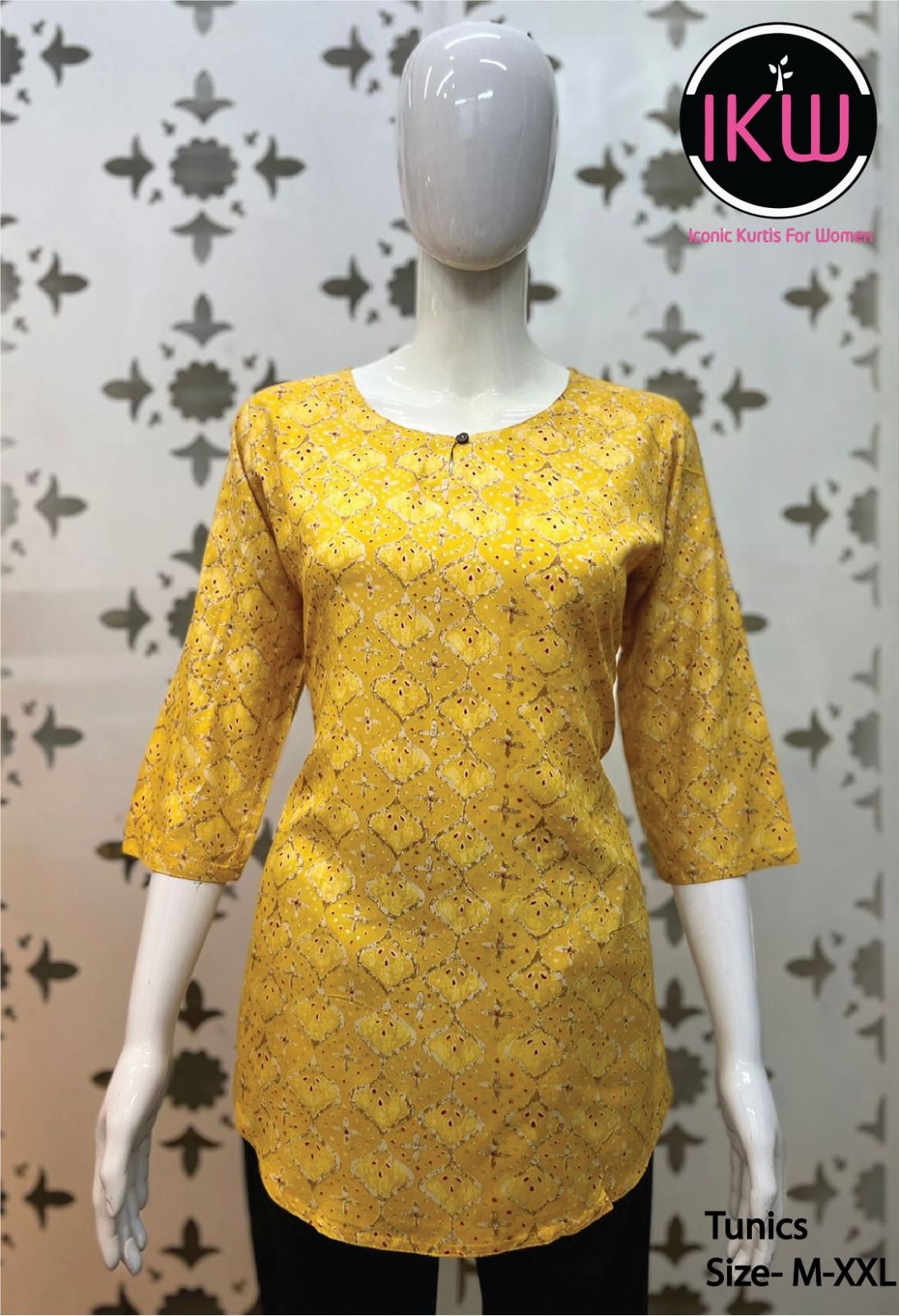 Ikw Designs Pick & Choose Printed Rayon Low Range Tunics Wholesaler Surat