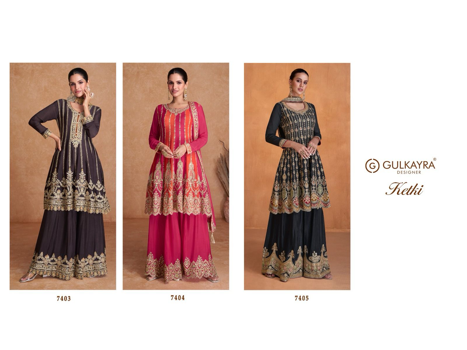 GULKAYRA DESIGNER KETKI HEAVY DESIGNER PARTY WEAR SUIT