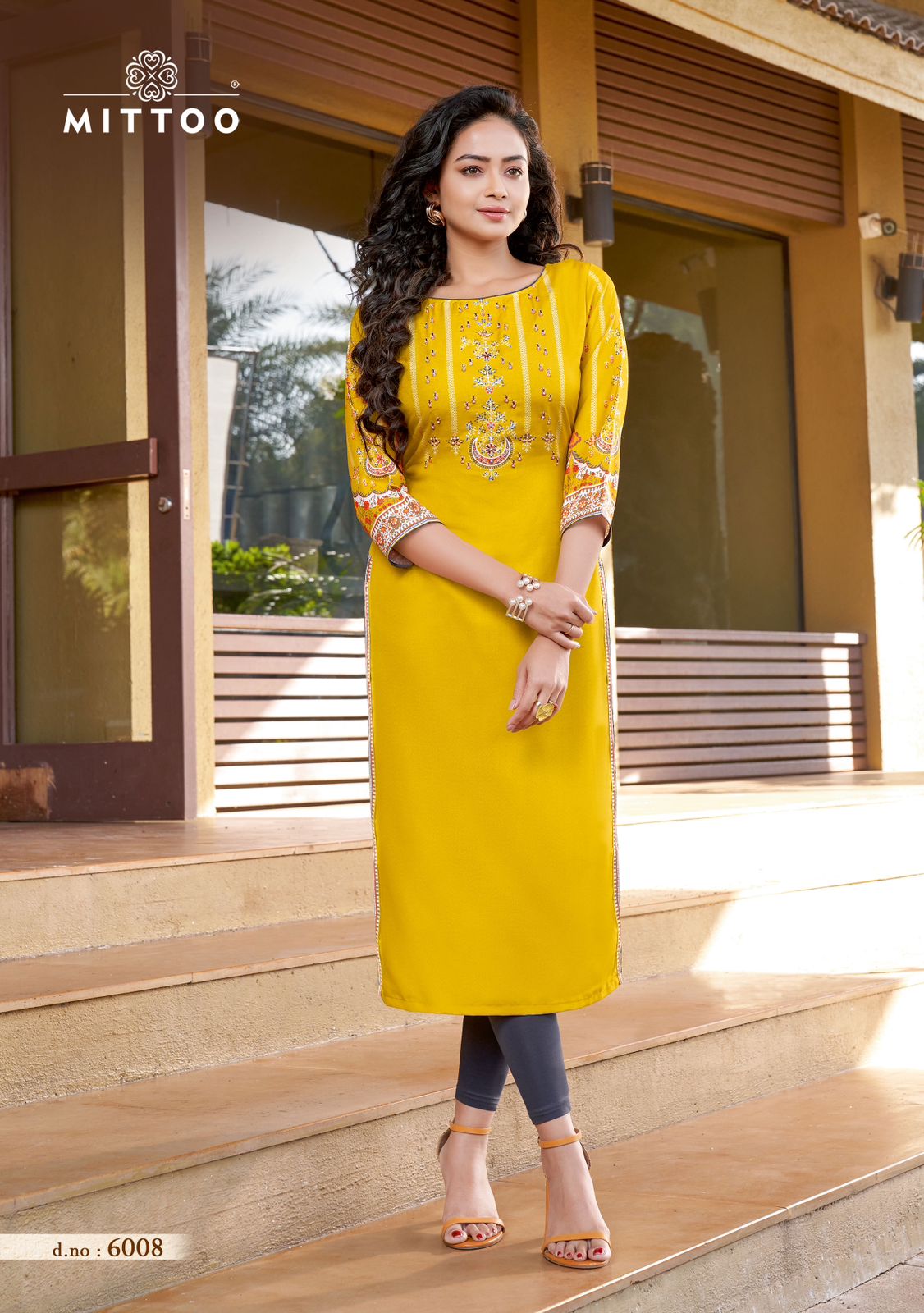 Mittoo Rihana Vol 2 Rayon Print With Hand Work Designer Fancy Wear Kurtis Wholesaler Surat
