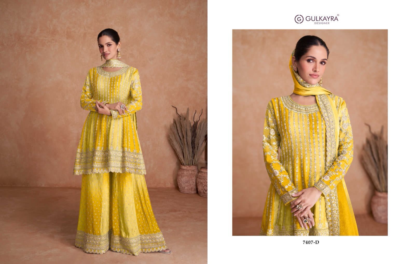 GULKAYRA DESIGNER VAANI VOL 2 WEDDING WEAR SHARARA SUIT