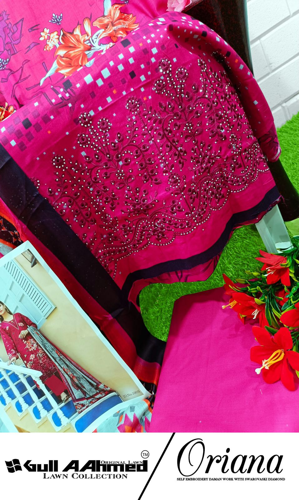 GULL AAHMED ORIANA LAWN COTTON DIGITAL PRINT SUIT