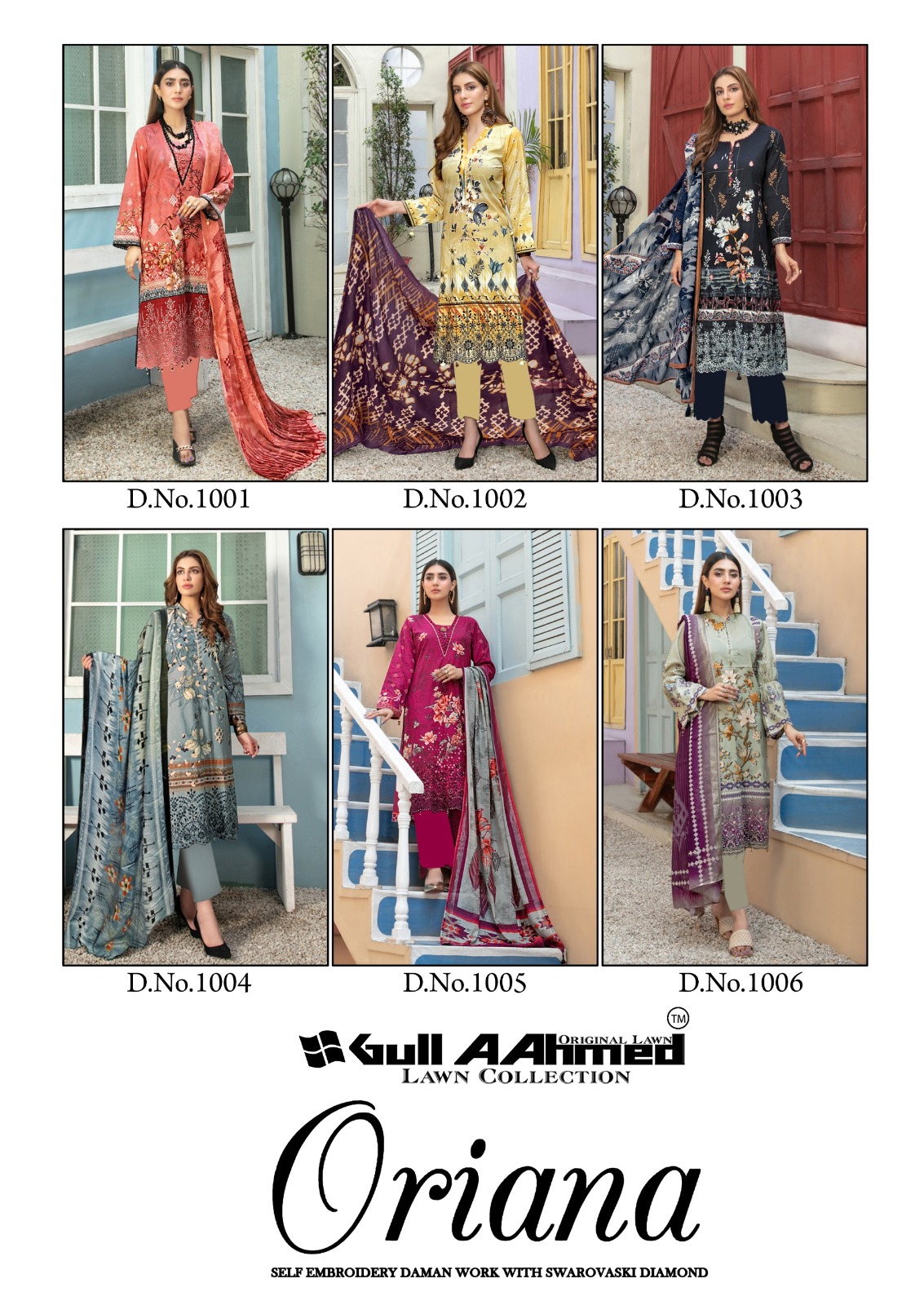 GULL AAHMED ORIANA LAWN COTTON DIGITAL PRINT SUIT