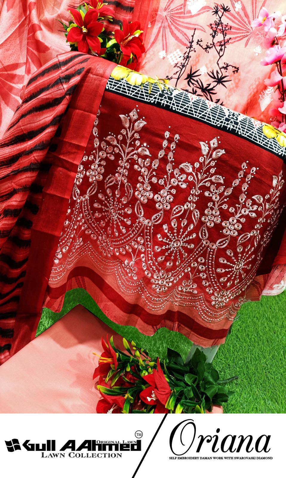 GULL AAHMED ORIANA LAWN COTTON DIGITAL PRINT SUIT