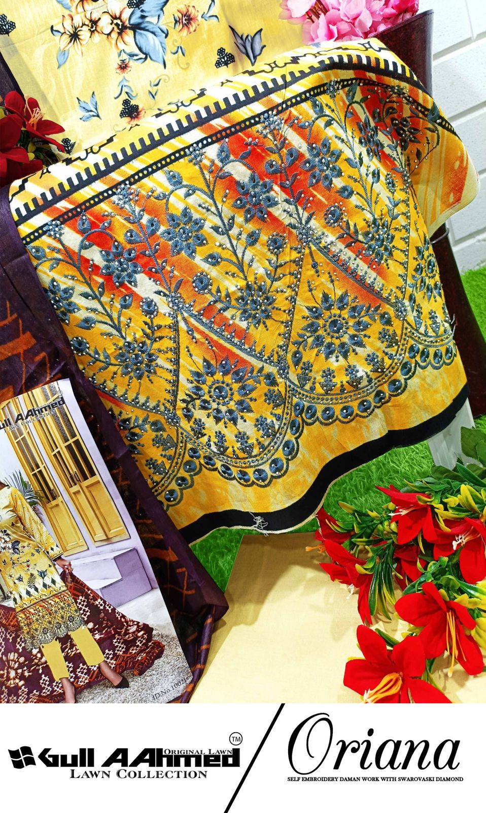 GULL AAHMED ORIANA LAWN COTTON DIGITAL PRINT SUIT