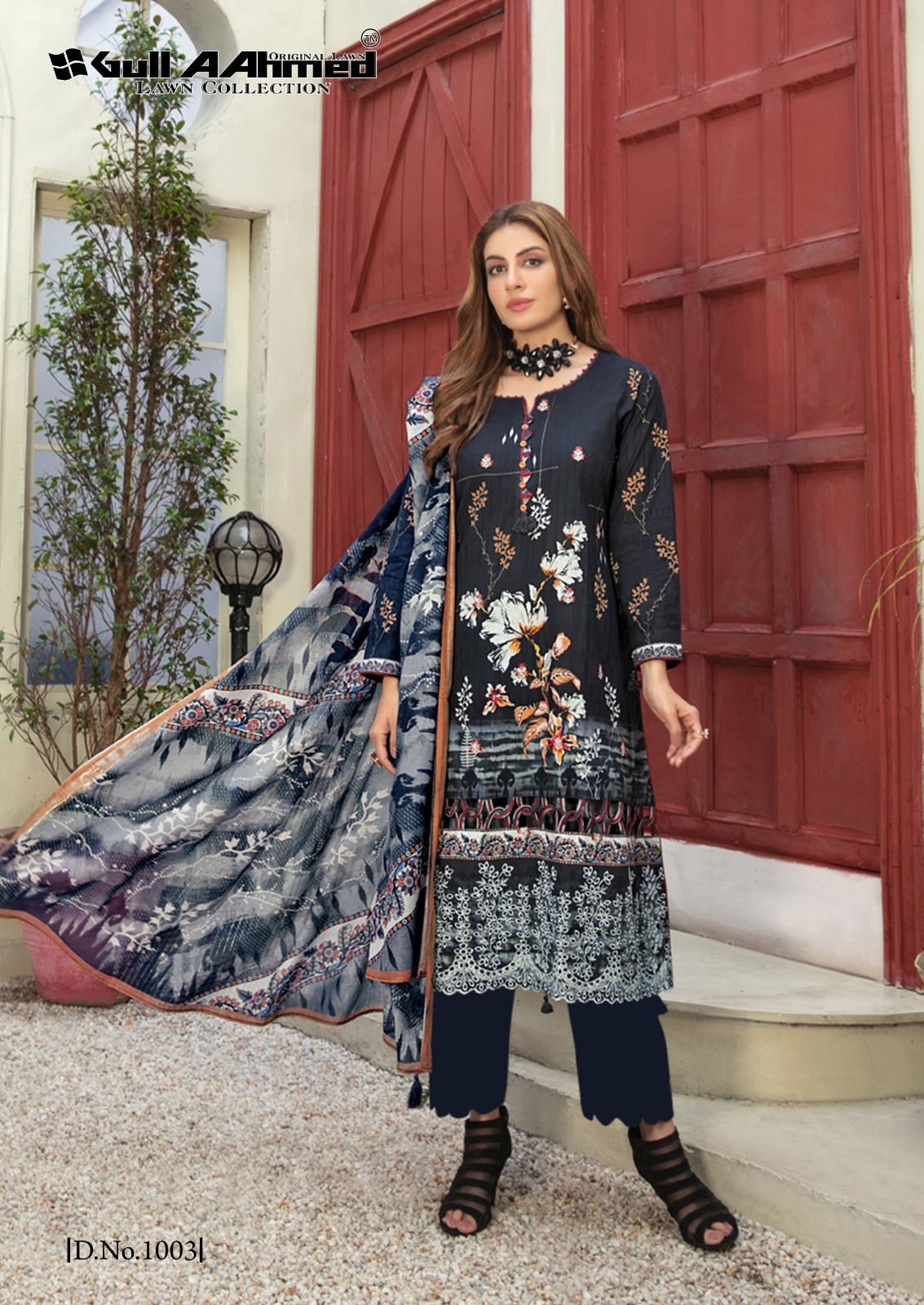 GULL AAHMED ORIANA LAWN COTTON DIGITAL PRINT SUIT