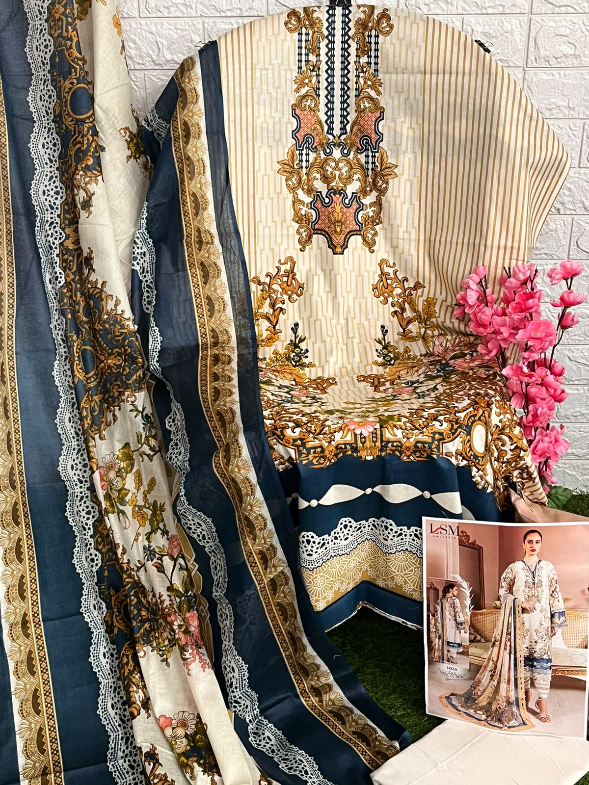 LSM GALLERIA PARIAN DREAM VOL 3 LAWN COTTON SUIT