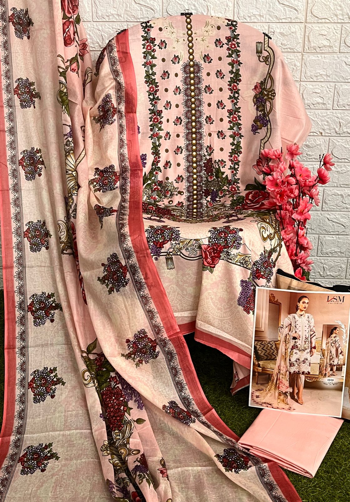 LSM GALLERIA PARIAN DREAM VOL 3 LAWN COTTON SUIT