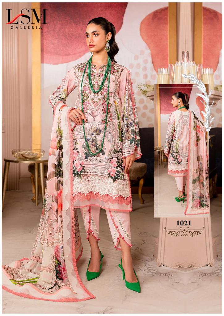 LSM GALLERIA PARIAN DREAM VOL 3 LAWN COTTON SUIT
