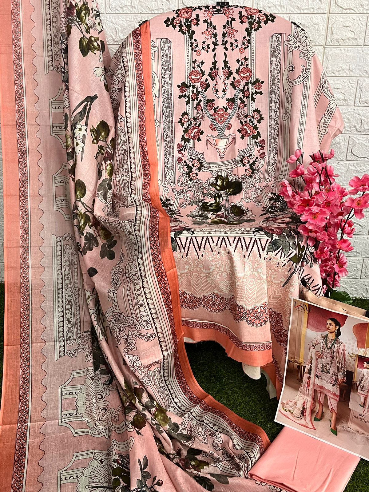 LSM GALLERIA PARIAN DREAM VOL 3 LAWN COTTON SUIT