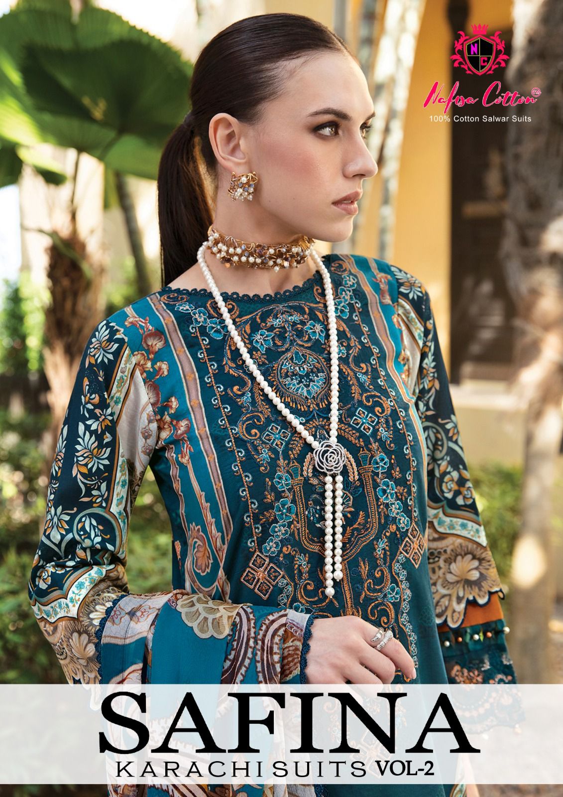Nafisa Cotton Safina Vol 2 Cotton Digital Style Prints Salwar Suits Wholesaler Surat
