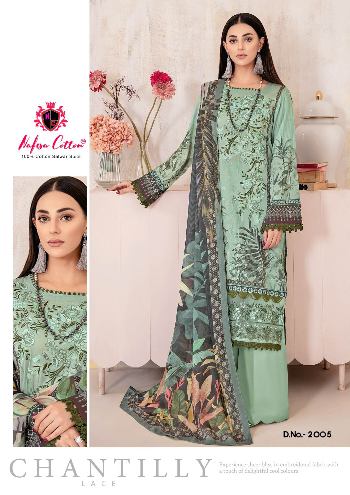 Nafisa Cotton Safina Vol 2 Cotton Digital Style Prints Salwar Suits Wholesaler Surat