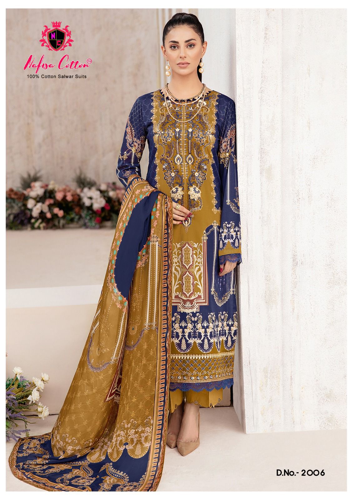 Nafisa Cotton Safina Vol 2 Cotton Digital Style Prints Salwar Suits Wholesaler Surat