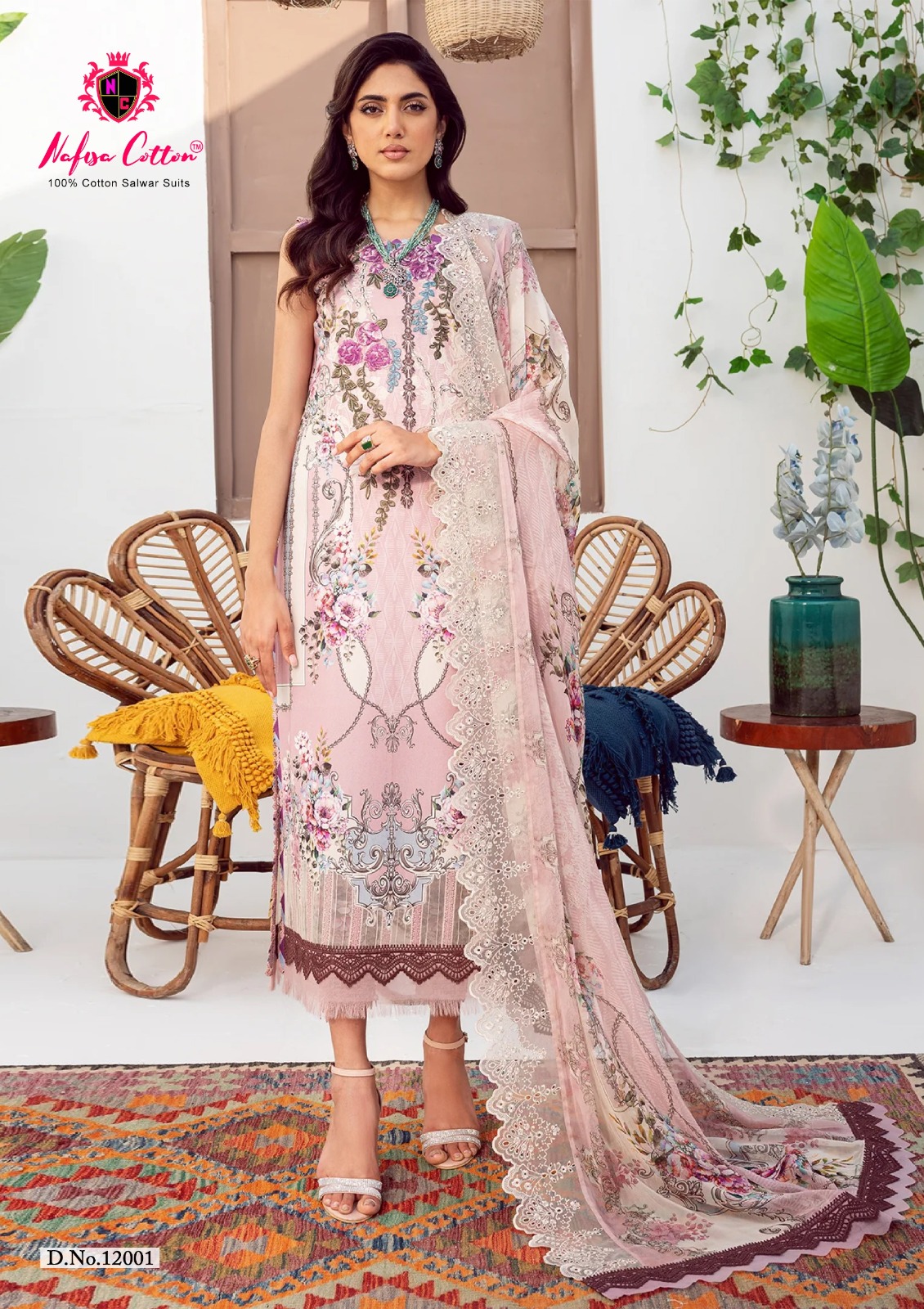 Nafisa Cotton Sahil Designer Cotton Collection Vol 12 Cotton Digital Style Print Salwar Suits Wholesaler Surat