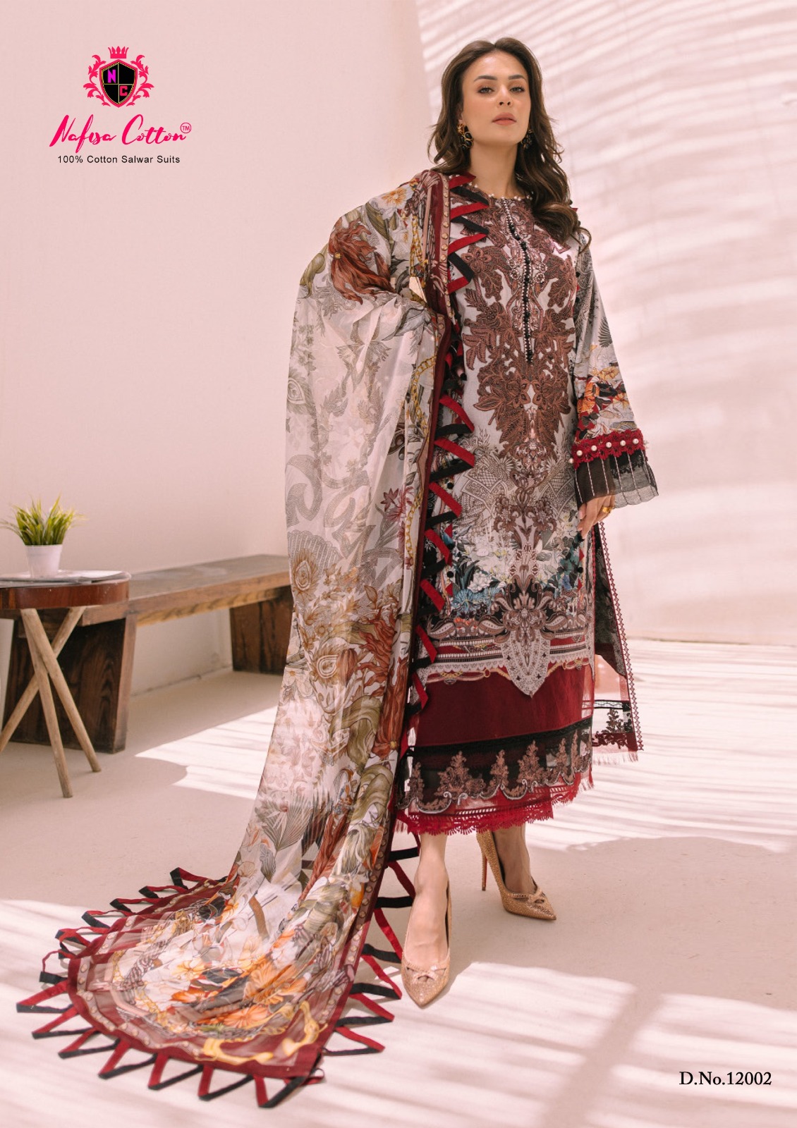 Nafisa Cotton Sahil Designer Cotton Collection Vol 12 Cotton Digital Style Print Salwar Suits Wholesaler Surat