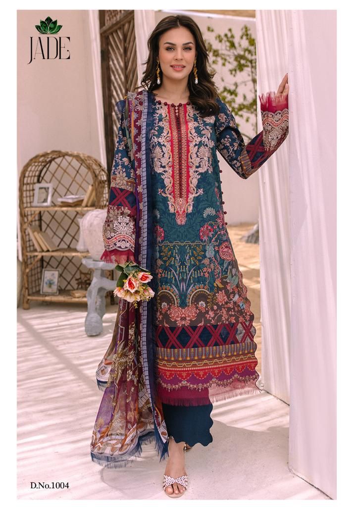 Nand Gopal Jade Bliss Vol 1 Cotton Digital Prints Salwar Kameez Materials Wholesaler Surat