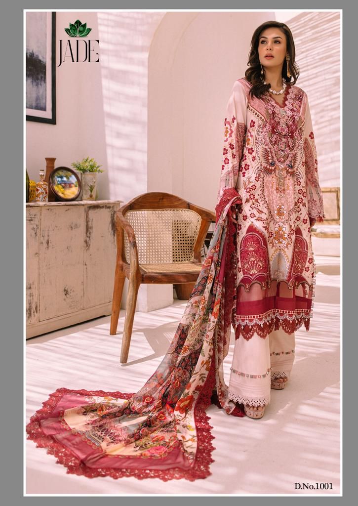 Nand Gopal Jade Bliss Vol 1 Cotton Digital Prints Salwar Kameez Materials Wholesaler Surat