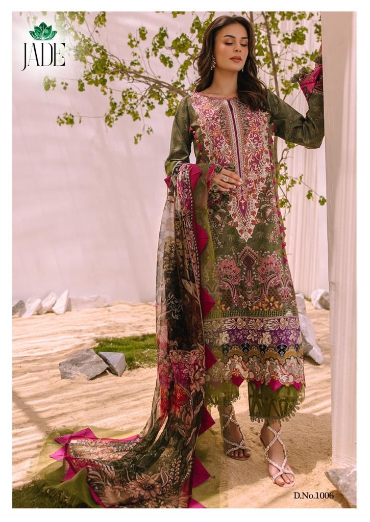 Nand Gopal Jade Bliss Vol 1 Cotton Digital Prints Salwar Kameez Materials Wholesaler Surat