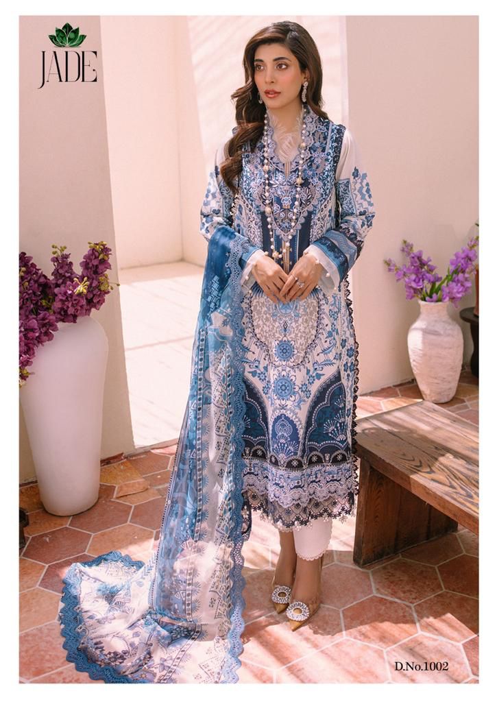 Nand Gopal Jade Bliss Vol 1 Cotton Digital Prints Salwar Kameez Materials Wholesaler Surat