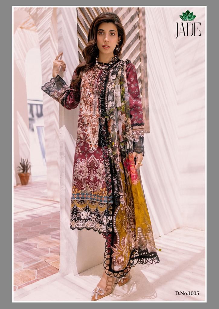 Nand Gopal Jade Bliss Vol 1 Cotton Digital Prints Salwar Kameez Materials Wholesaler Surat