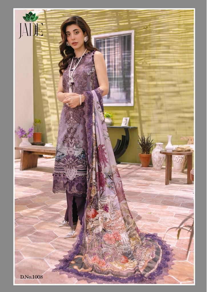 Nand Gopal Jade Bliss Vol 1 Cotton Digital Prints Salwar Kameez Materials Wholesaler Surat