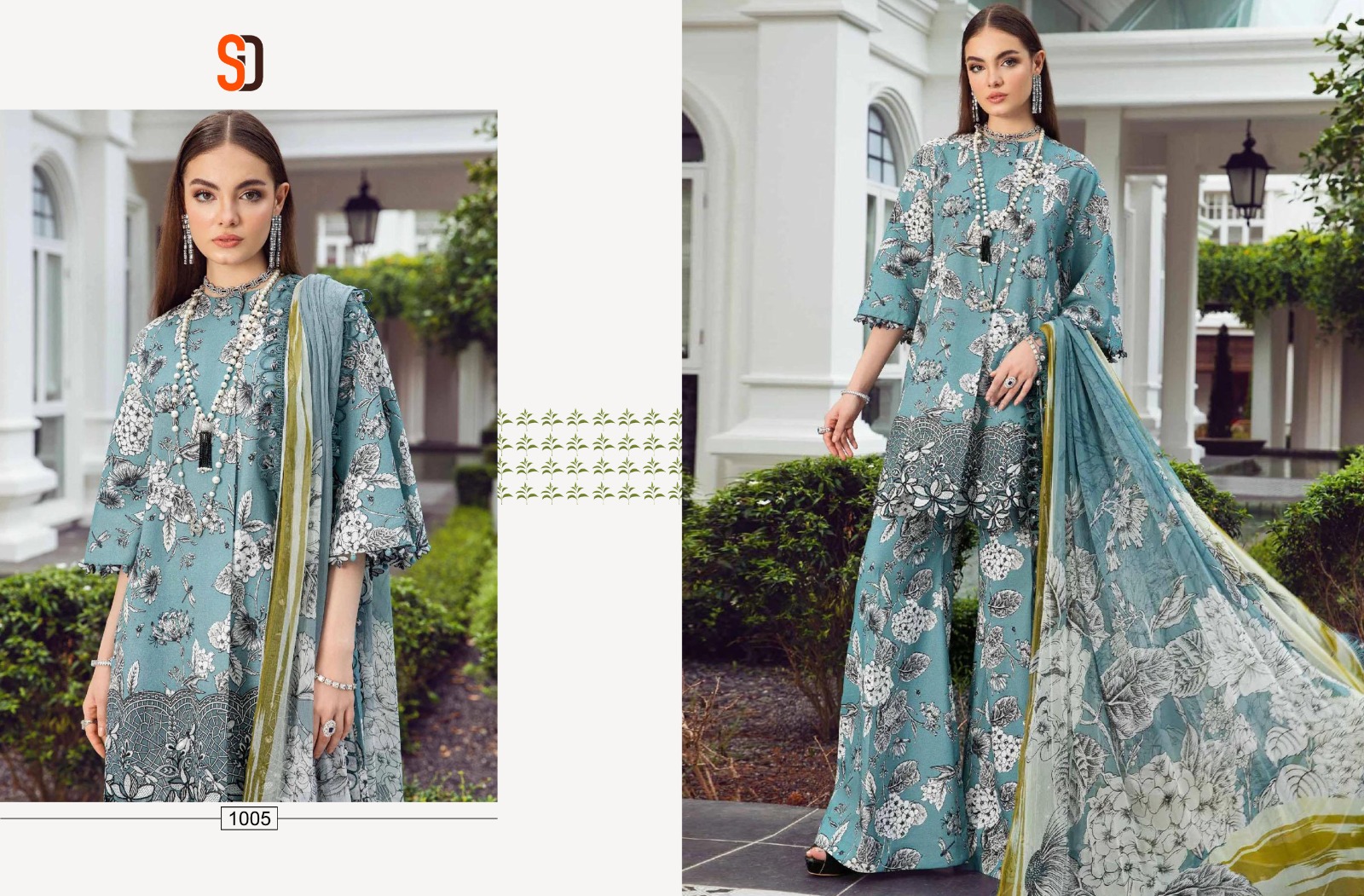 Sharaddha Designer  M Print Vol 16 Lawn Cotton Printed With Patch Embroidery Salwar Kameez Wholesaler Surat