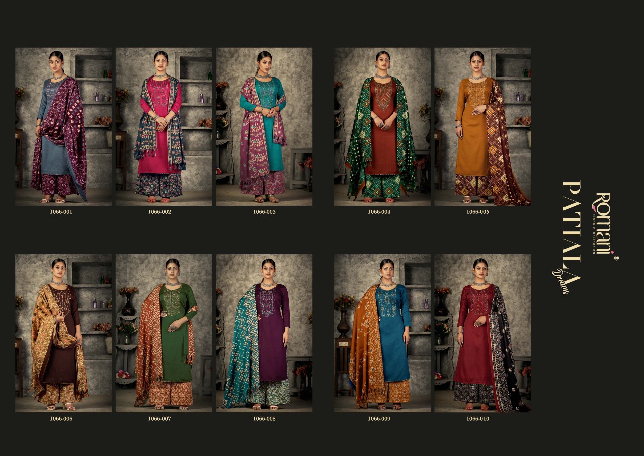 ROMANI PATIALA DREAMS PASHMINA SALWAR SUIT