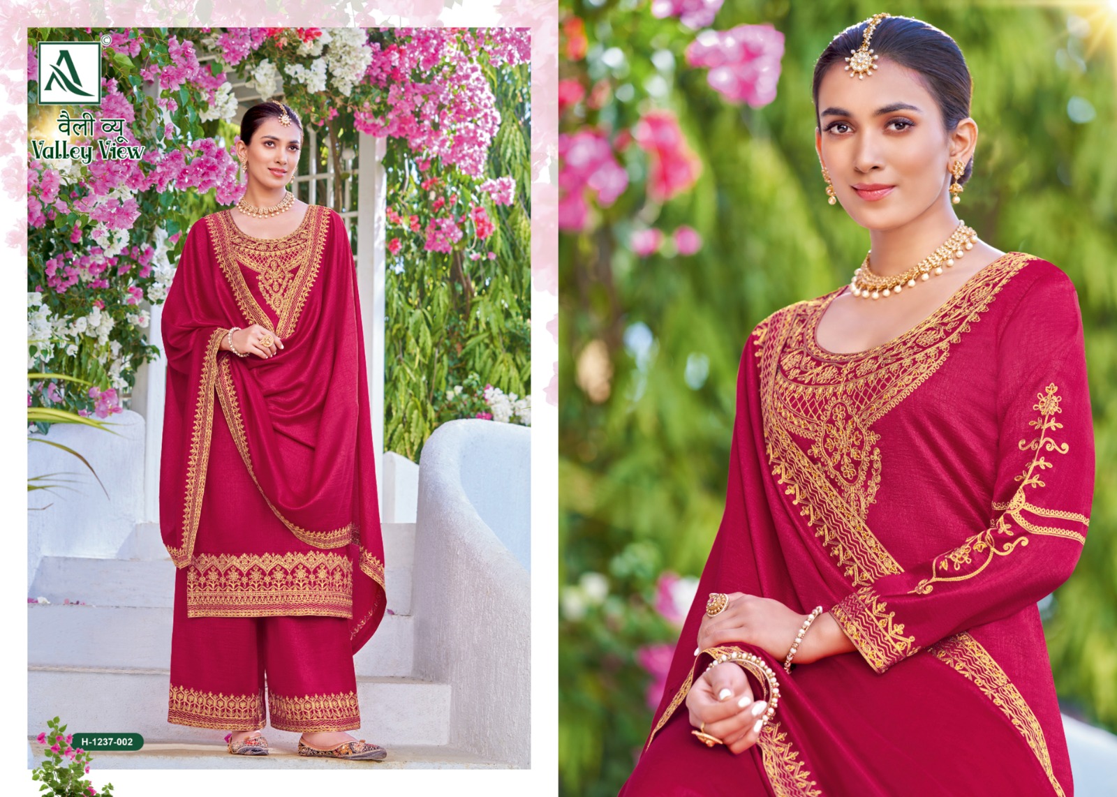 ALOK SUITS VALLEY VIEW SILK SALWAR SUIT