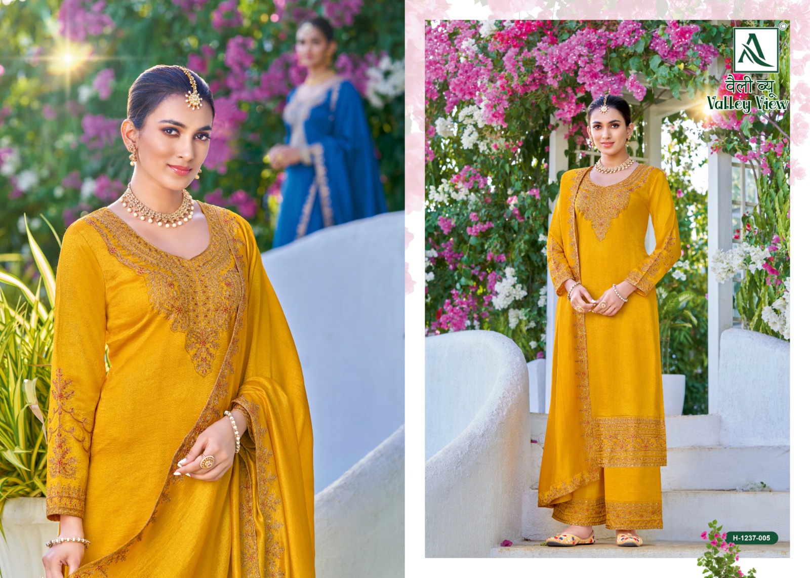 ALOK SUITS VALLEY VIEW SILK SALWAR SUIT