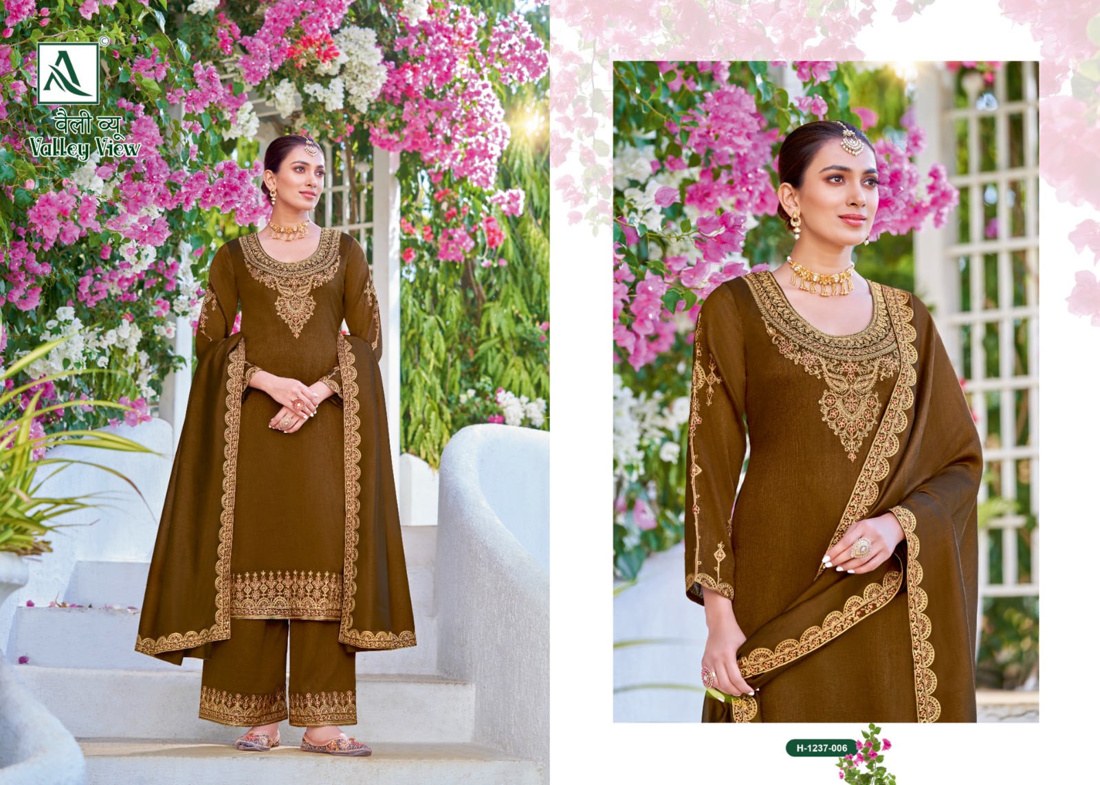 ALOK SUITS VALLEY VIEW SILK SALWAR SUIT