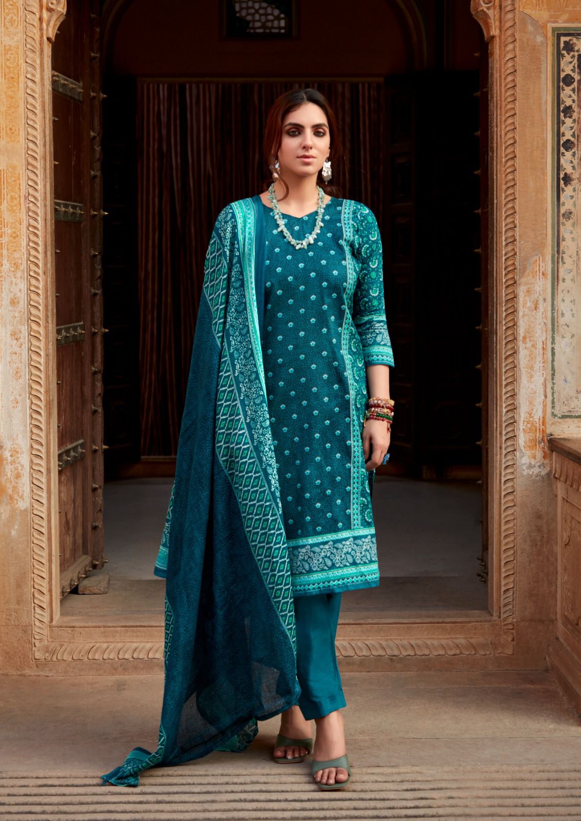Ishaal Prints Gulmohar Vol 28 Pure Lawn Cotton Printed Salwar Suits Wholesaler Surat