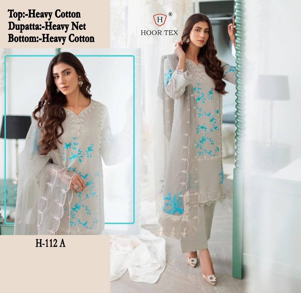 HOOR TEX H 112 COTTON FANCY SALWAR KAMEEZ