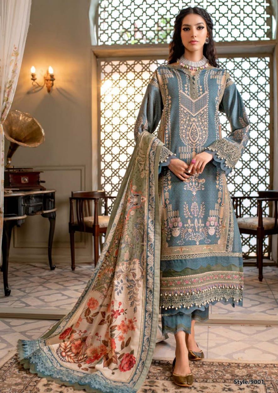 Mishri Creation Mallika Vol 9 Cotton Karachi Style Print Unstitched Suits Wholesaler Surat