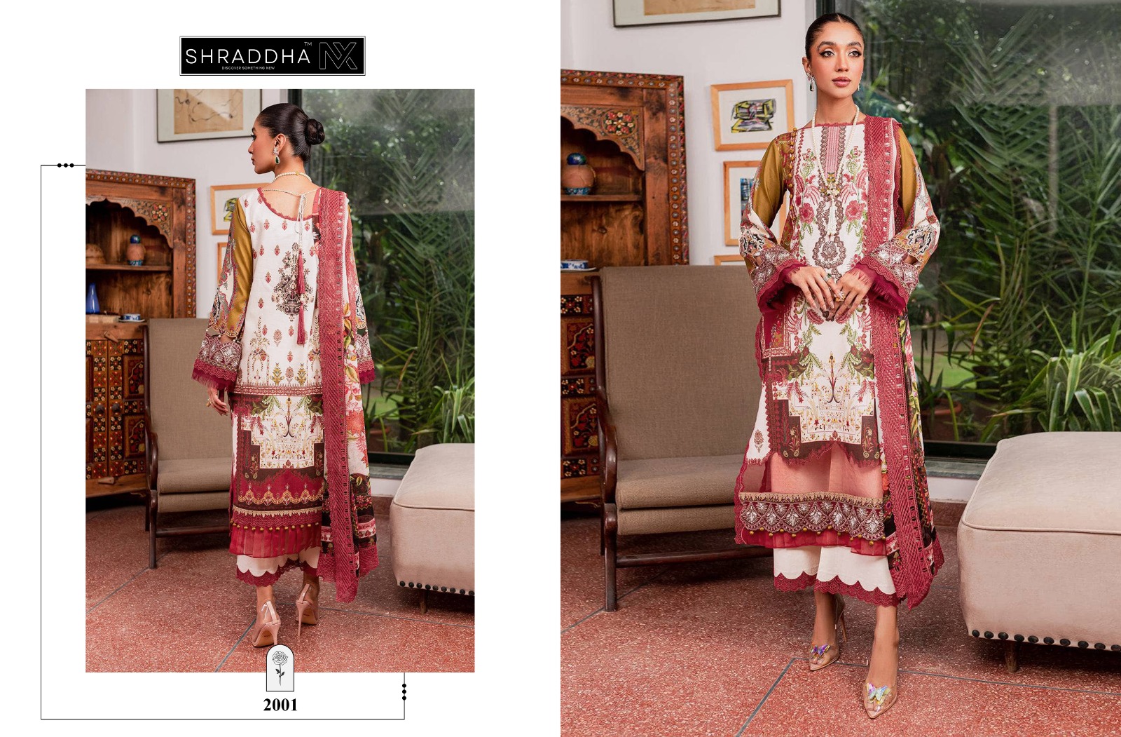 Sharaddha Nx Queen Court Vol 2 Lawn Cotton Printed With Patch Embroidery Work Salwar Kameez Wholesaler Surat