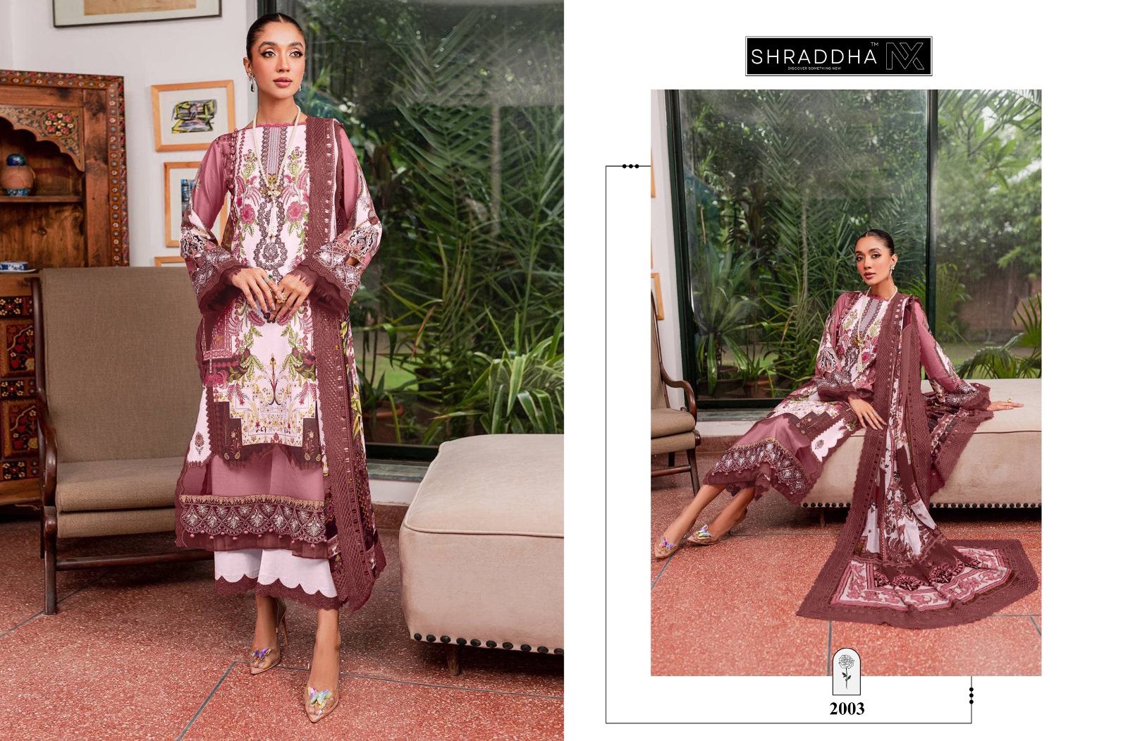 Sharaddha Nx Queen Court Vol 2 Lawn Cotton Printed With Patch Embroidery Work Salwar Kameez Wholesaler Surat