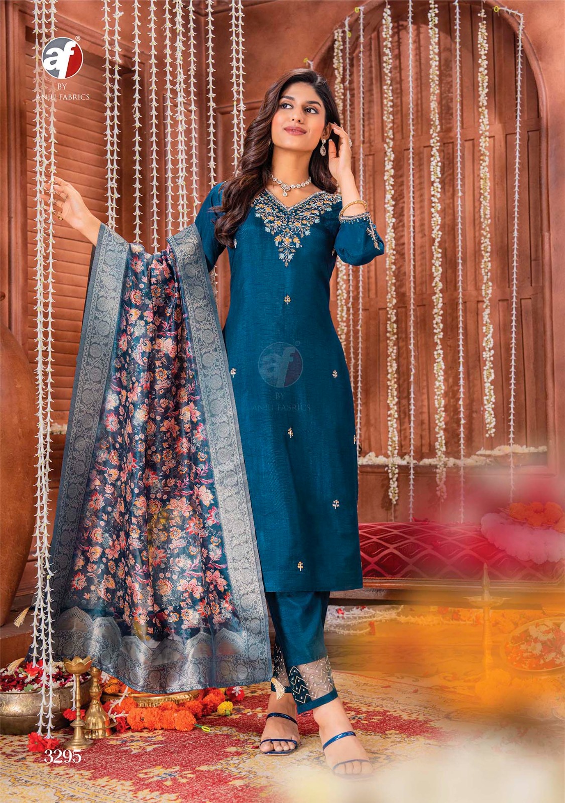 ANJU FABRICS SHEHNAI VOL 6 PARTY WEAR SUITS
