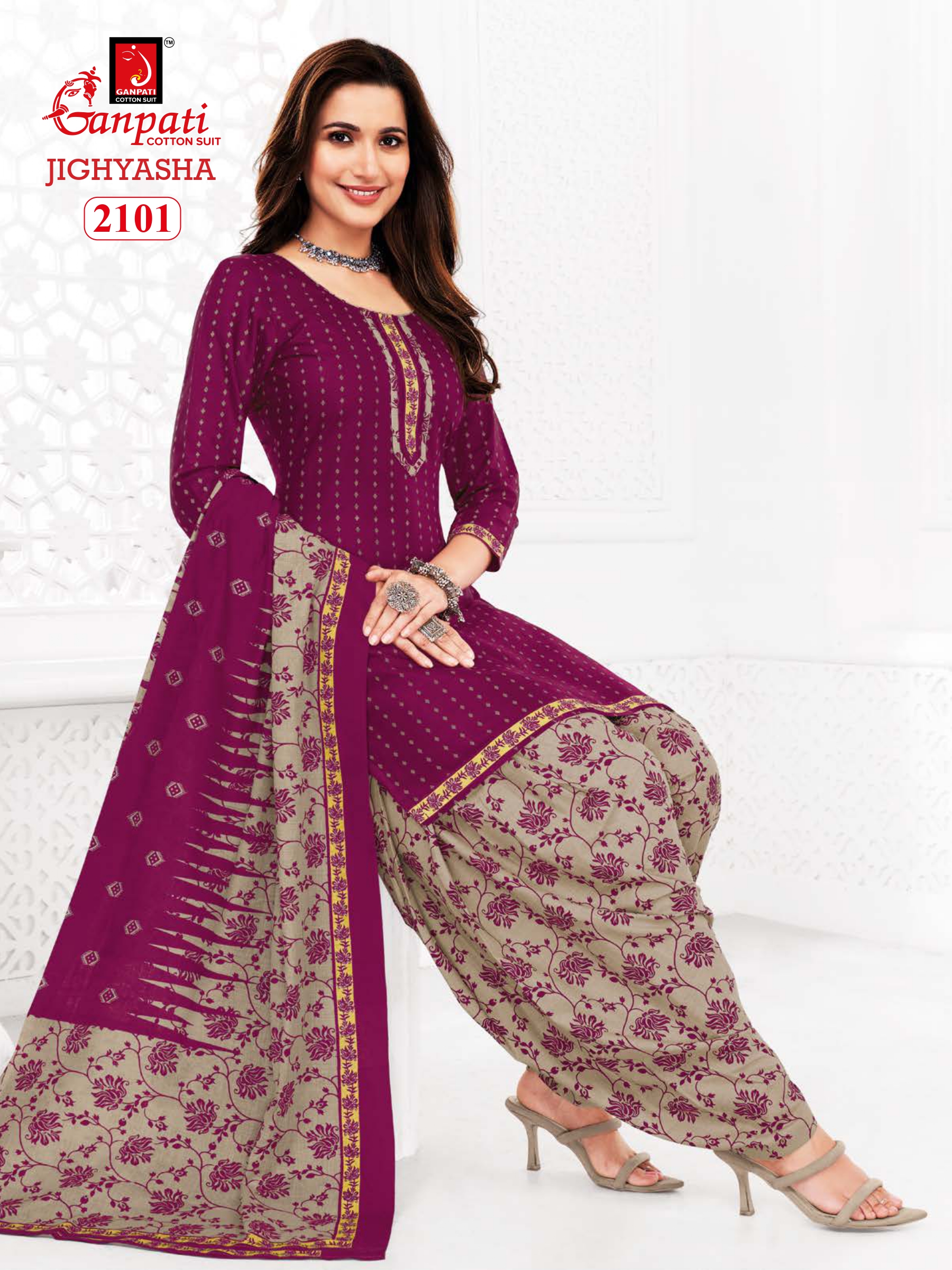 GANPATI JIGHYASHA VOL 21 PATIYALA SUITS