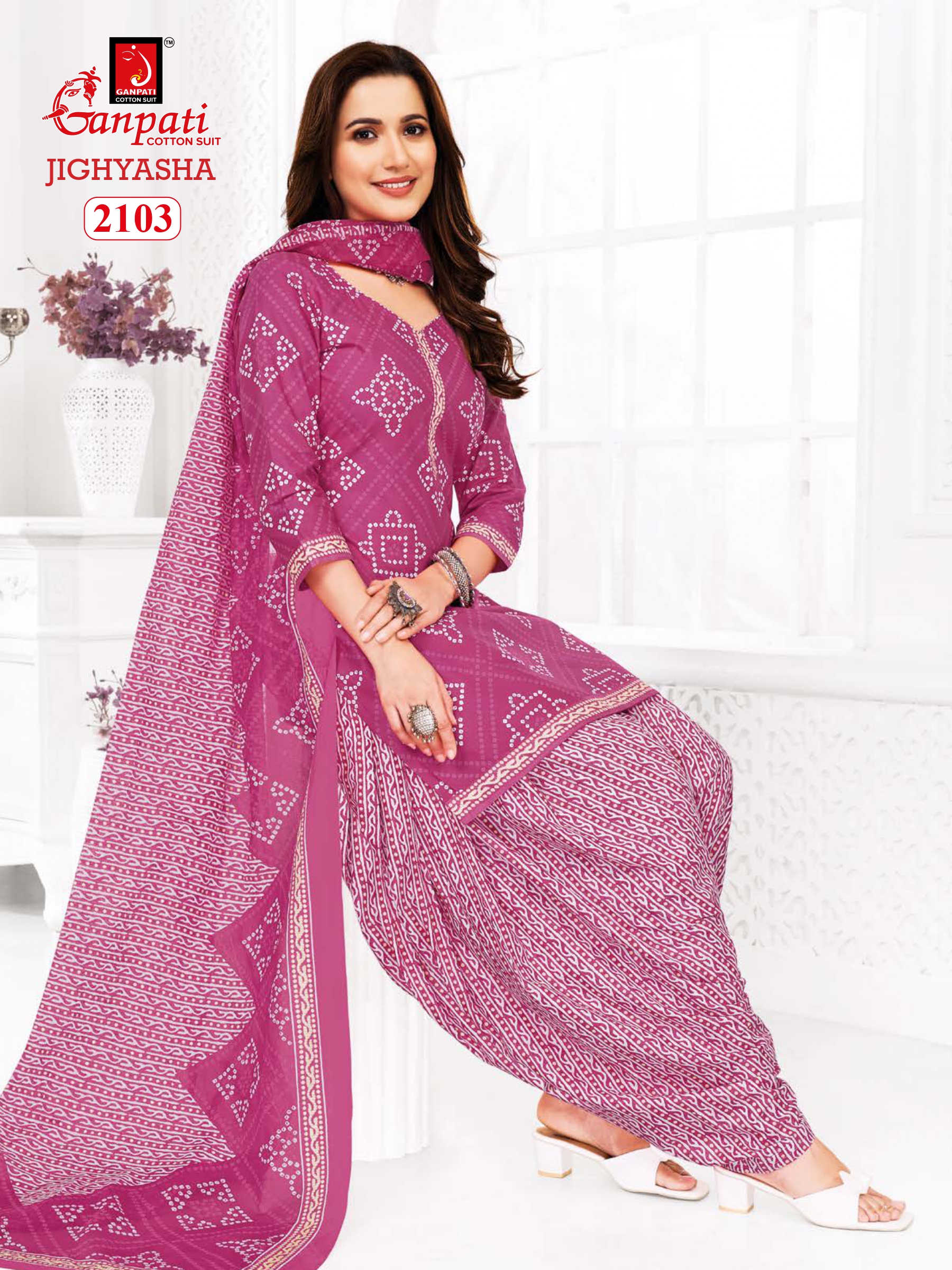 GANPATI JIGHYASHA VOL 21 PATIYALA SUITS