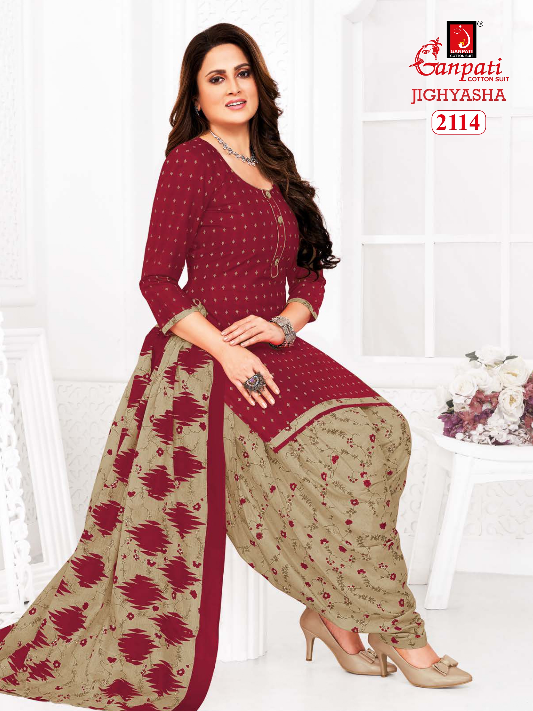 GANPATI JIGHYASHA VOL 21 PATIYALA SUITS