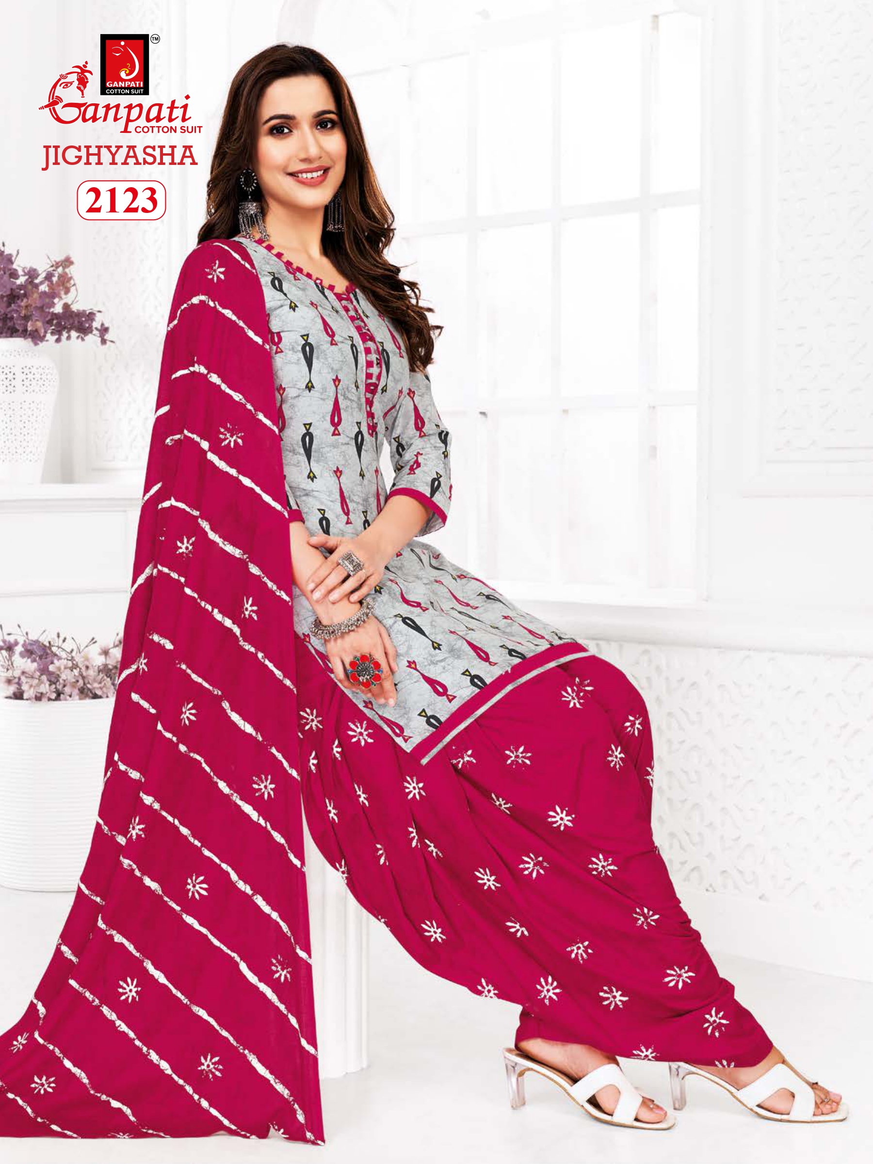 GANPATI JIGHYASHA VOL 21 PATIYALA SUITS